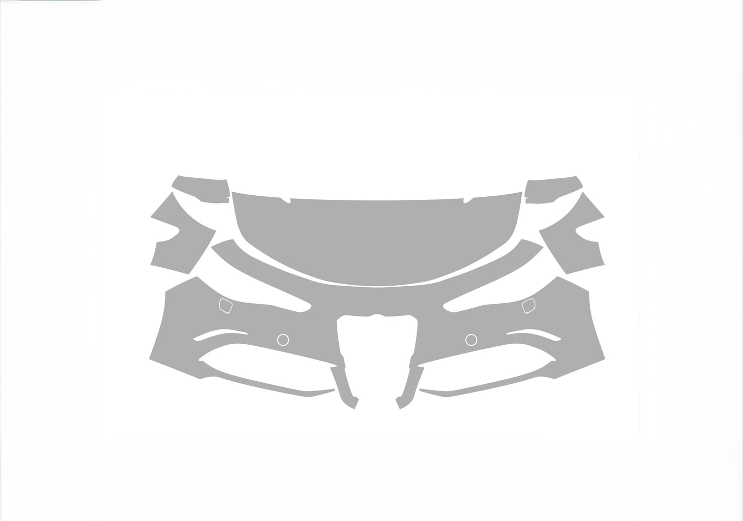 Alfa Romeo Giulia Quadrifoglio 25-17 4D Sdn ALPHA PPF PRE-CUT KIT FRONT BUMPER HOOD FENDERS SIDE MIRRORS