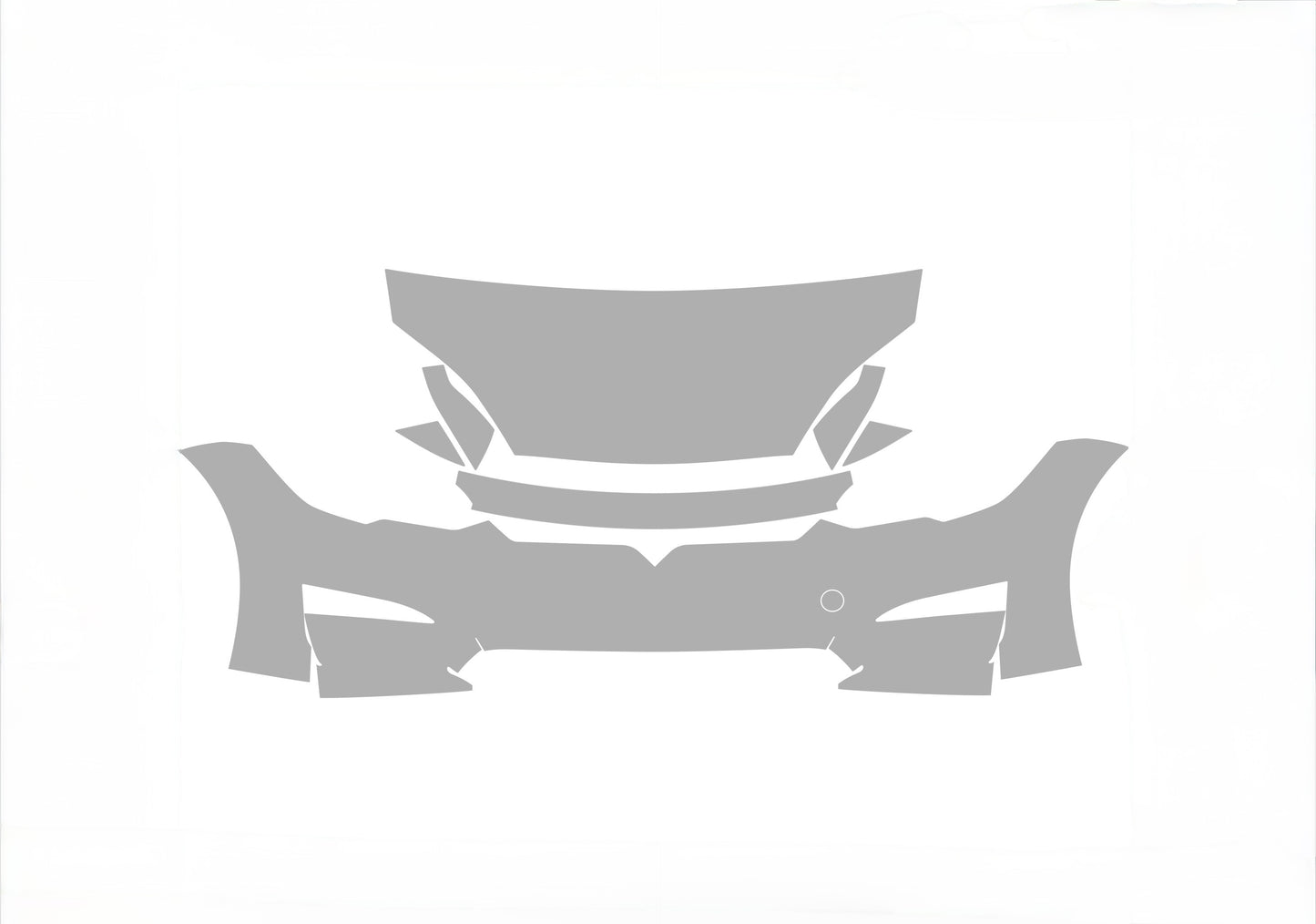Tesla Model S Plaid 24-21 4D Sdn ALPHA PPF PRE-CUT KIT FRONT BUMPER HOOD FENDERS SIDE MIRRORS