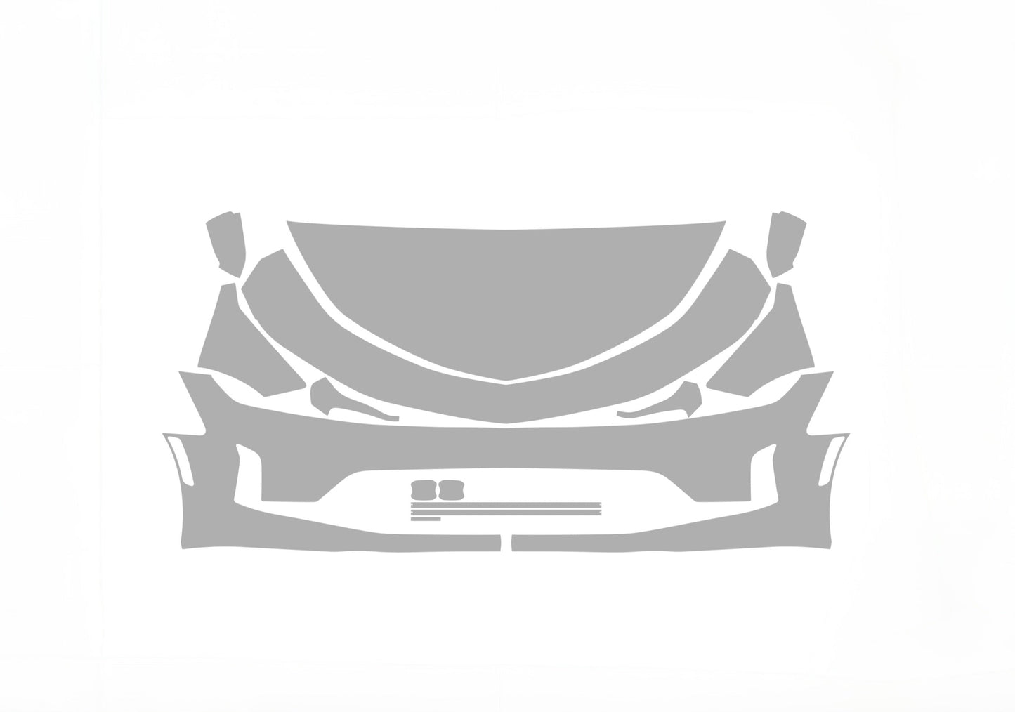 Chevrolet Camaro 24-19 2D Cpe ALPHA PPF PRE-CUT KIT FRONT BUMPER HOOD FENDERS SIDE MIRRORS DOOR EDGE DOOR HANDLE