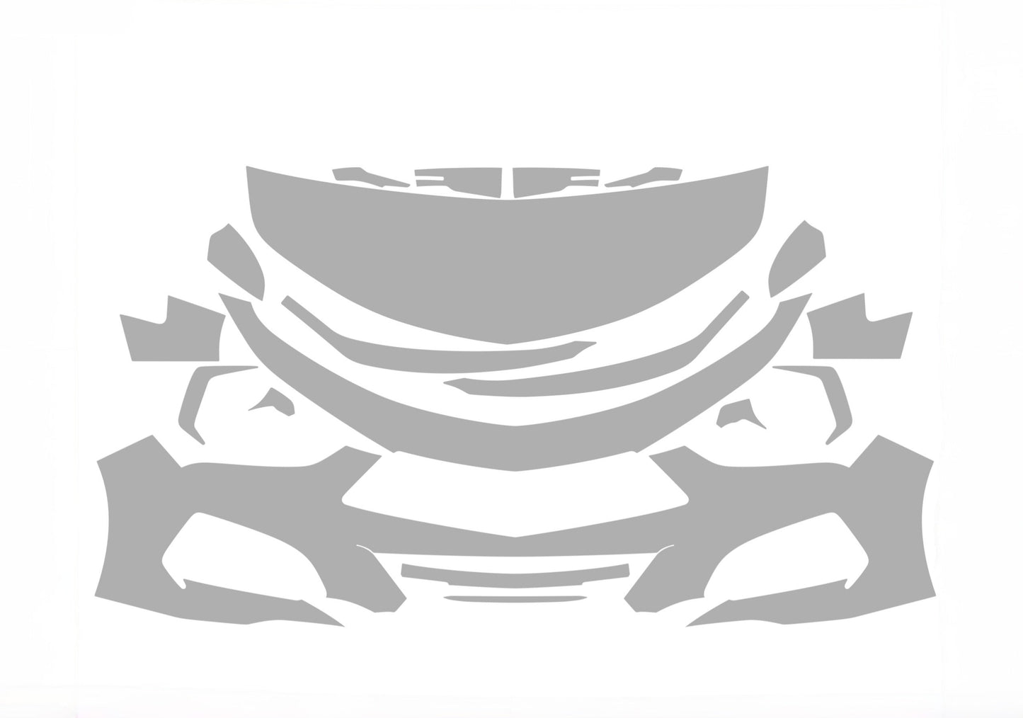 Acura TLX Type S 23-21 4D Sdn ALPHA PPF PRE-CUT KIT FRONT BUMPER HOOD FENDERS SIDE MIRRORS