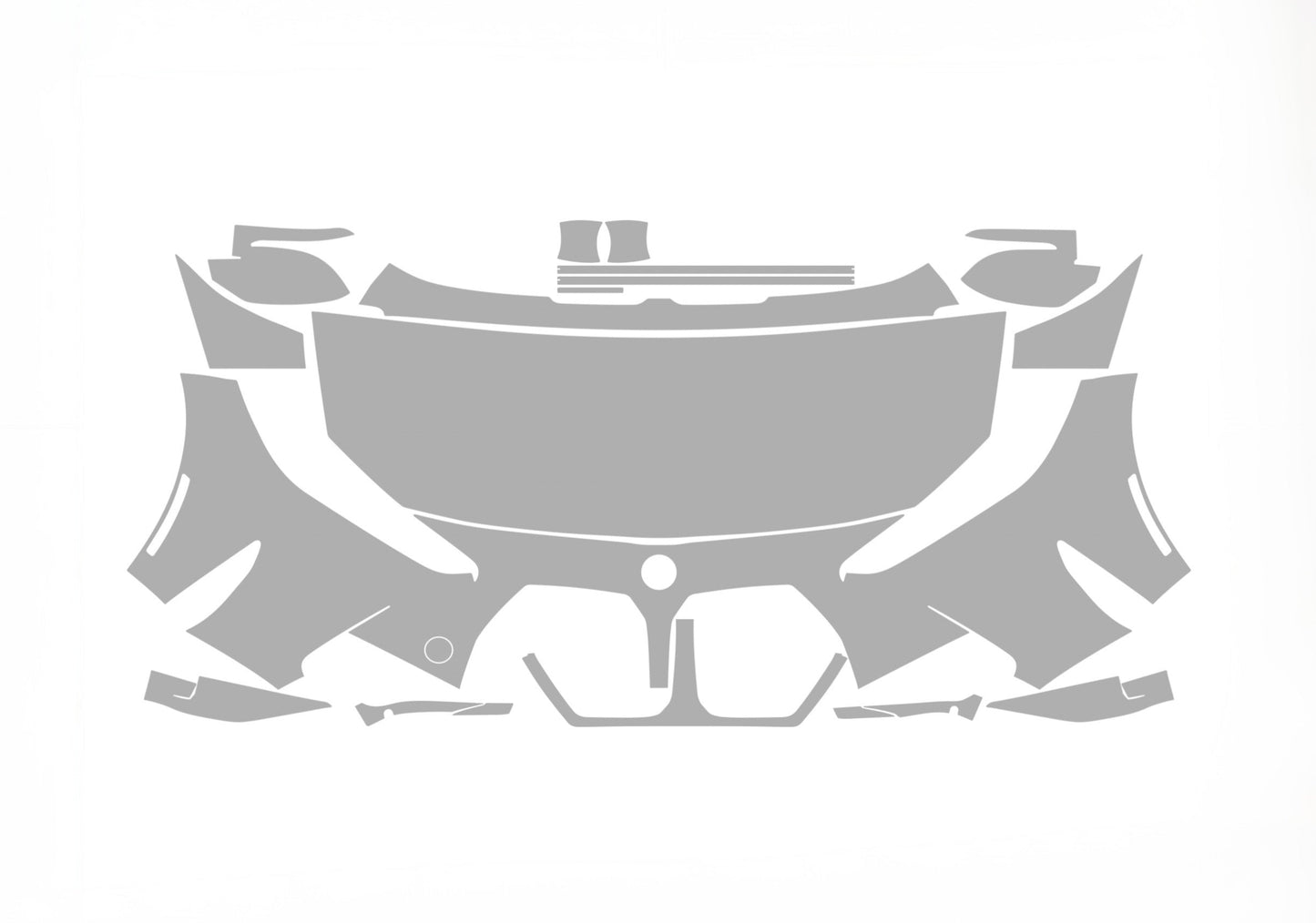 BMW M4 25-21 2D Cpe ALPHA PPF PRE-CUT KIT FRONT BUMPER HOOD FENDERS SIDE MIRRORS DOOR EDGE DOOR HANDLE