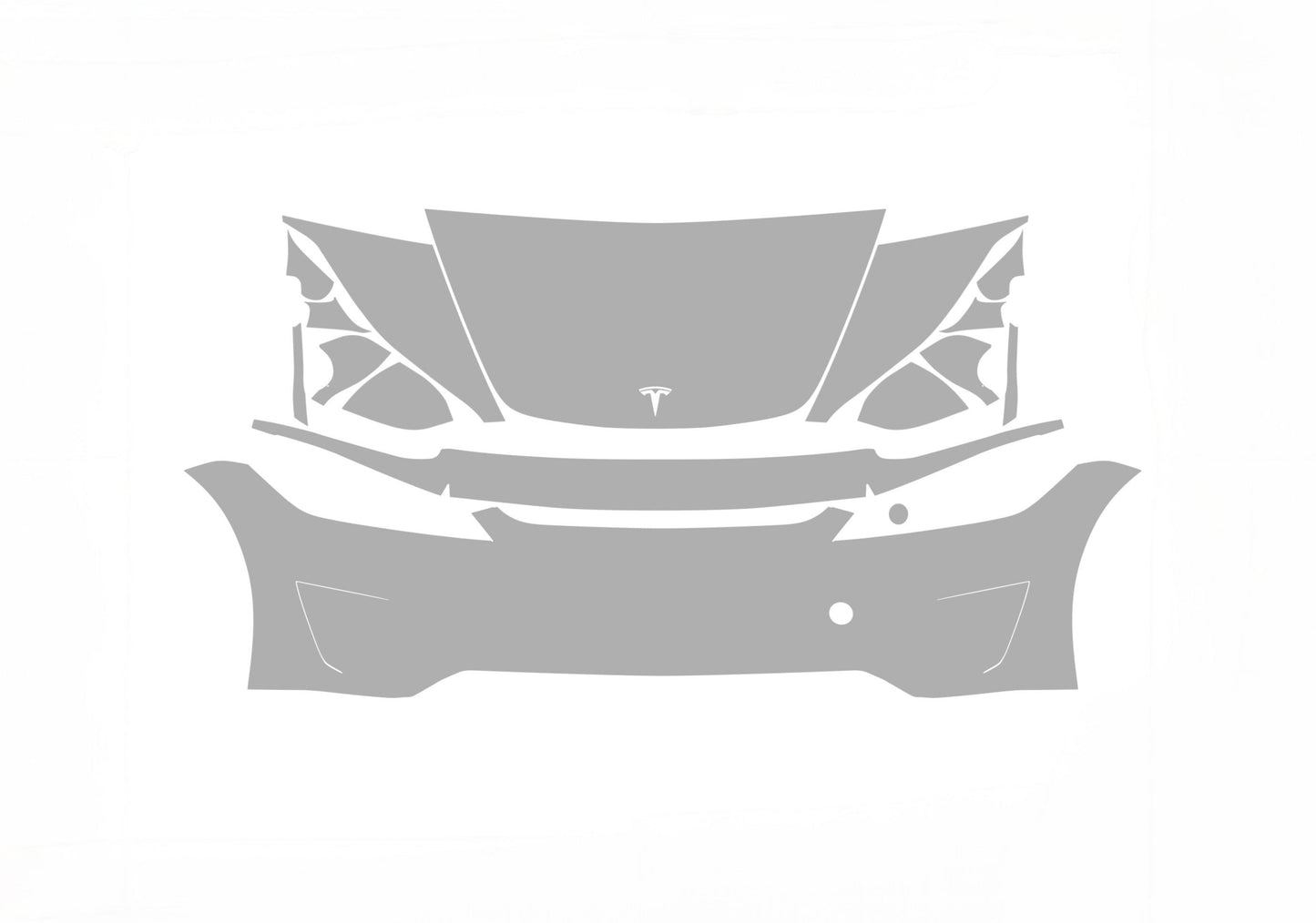 Tesla Model 3 Performance 25-24 4D Sdn ALPHA PPF PRE-CUT KIT FRONT BUMPER HOOD FENDERS SIDE MIRRORS
