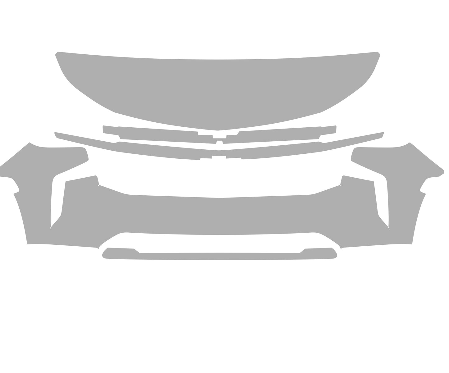 Chevrolet Suburban LS/LT/RST 24-21 4D SUV ALPHA PPF PRE-CUT KIT FRONT BUMPER GRILLE HOOD