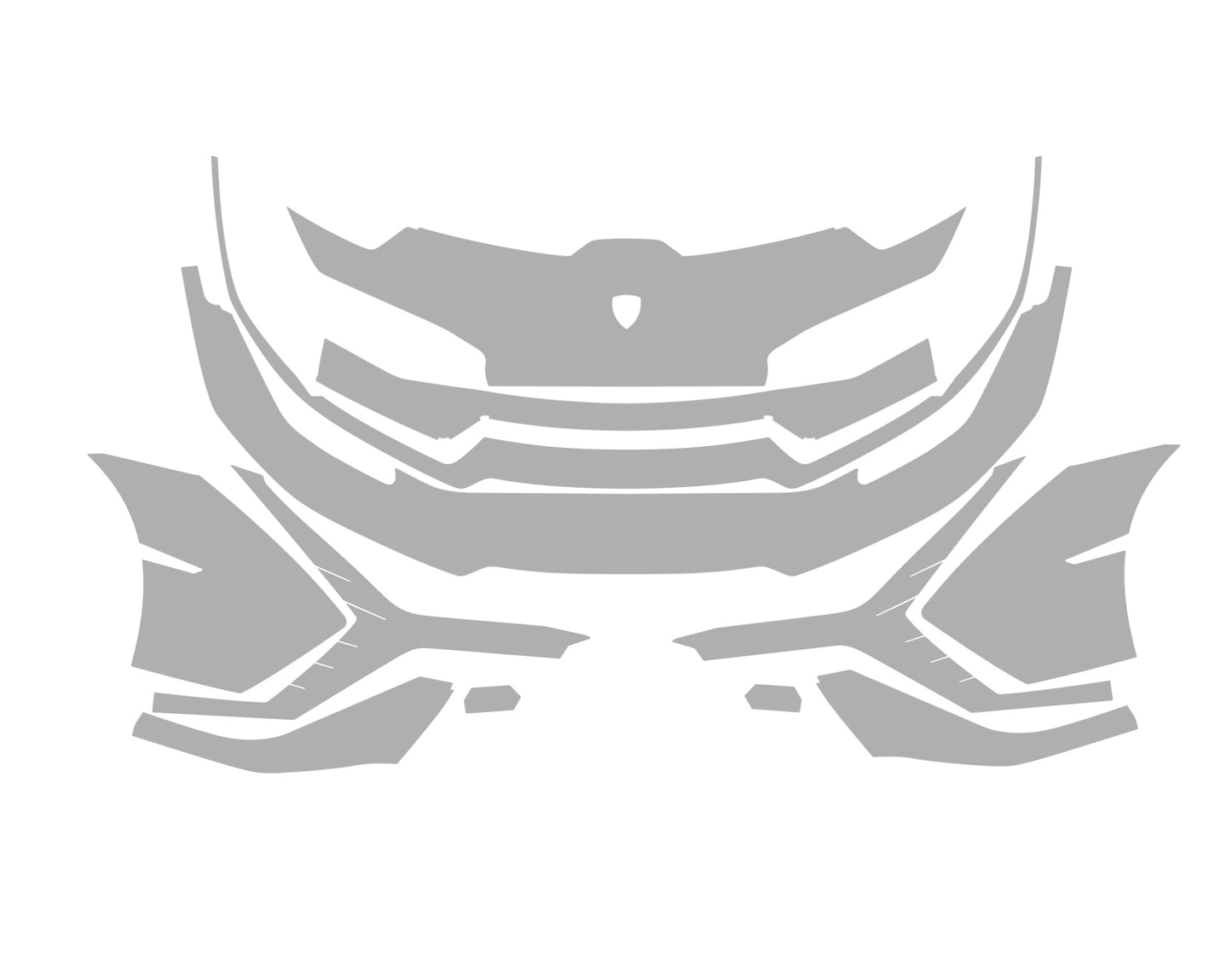 Lamborghini Huracan Tecnica 24-22 2D Cpe ALPHA PPF PRE-CUT KIT FULL FRONT BUMPER