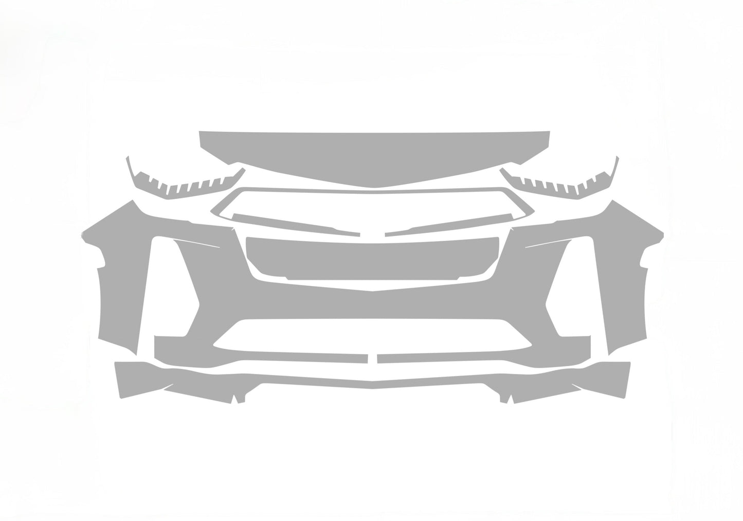 Cadillac Escalade-V 24-23 4D SUV ALPHA PPF PRE-CUT KIT FRONT BUMPER HOOD