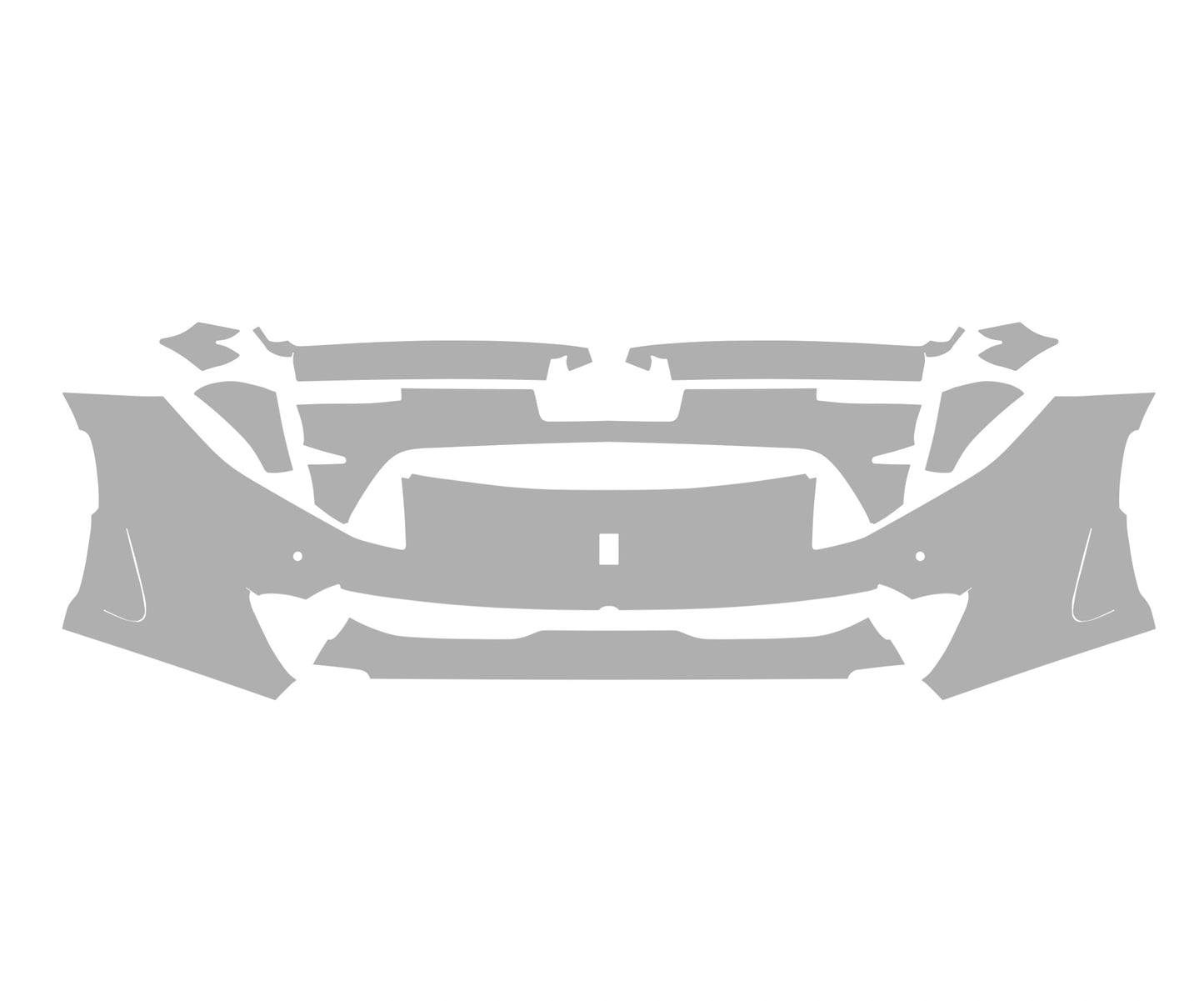 Ferrari 812 Superfast 23-17 2D Cpe ALPHA PPF PRE-CUT KIT FRONT BUMPER
