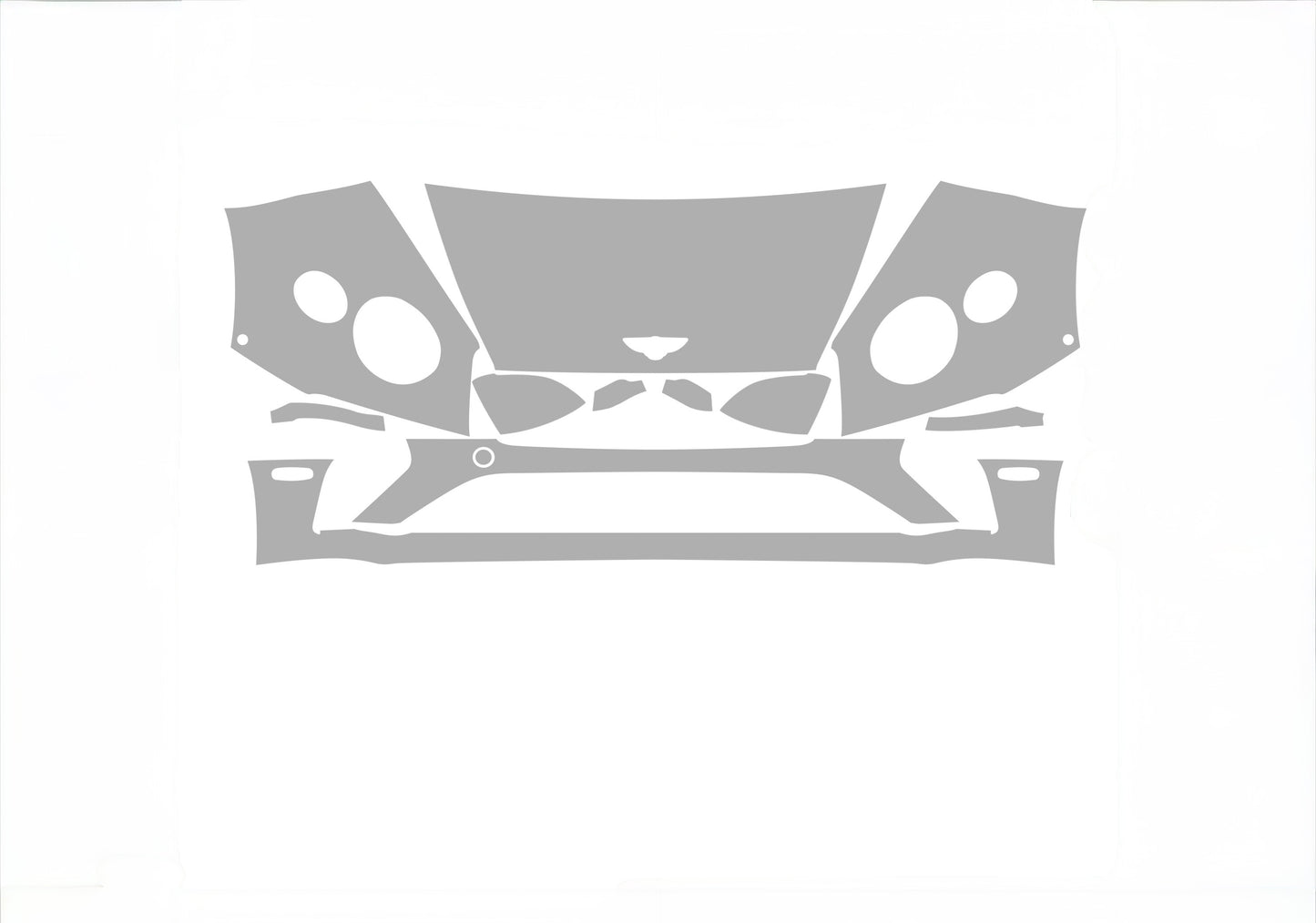 Bentley Continental GT Base/Mulliner/Speed/Azure 24-20 2D Cpe ALPHA PPF PRE-CUT KIT FRONT BUMPER HOOD FENDERS SIDE MIRRORS