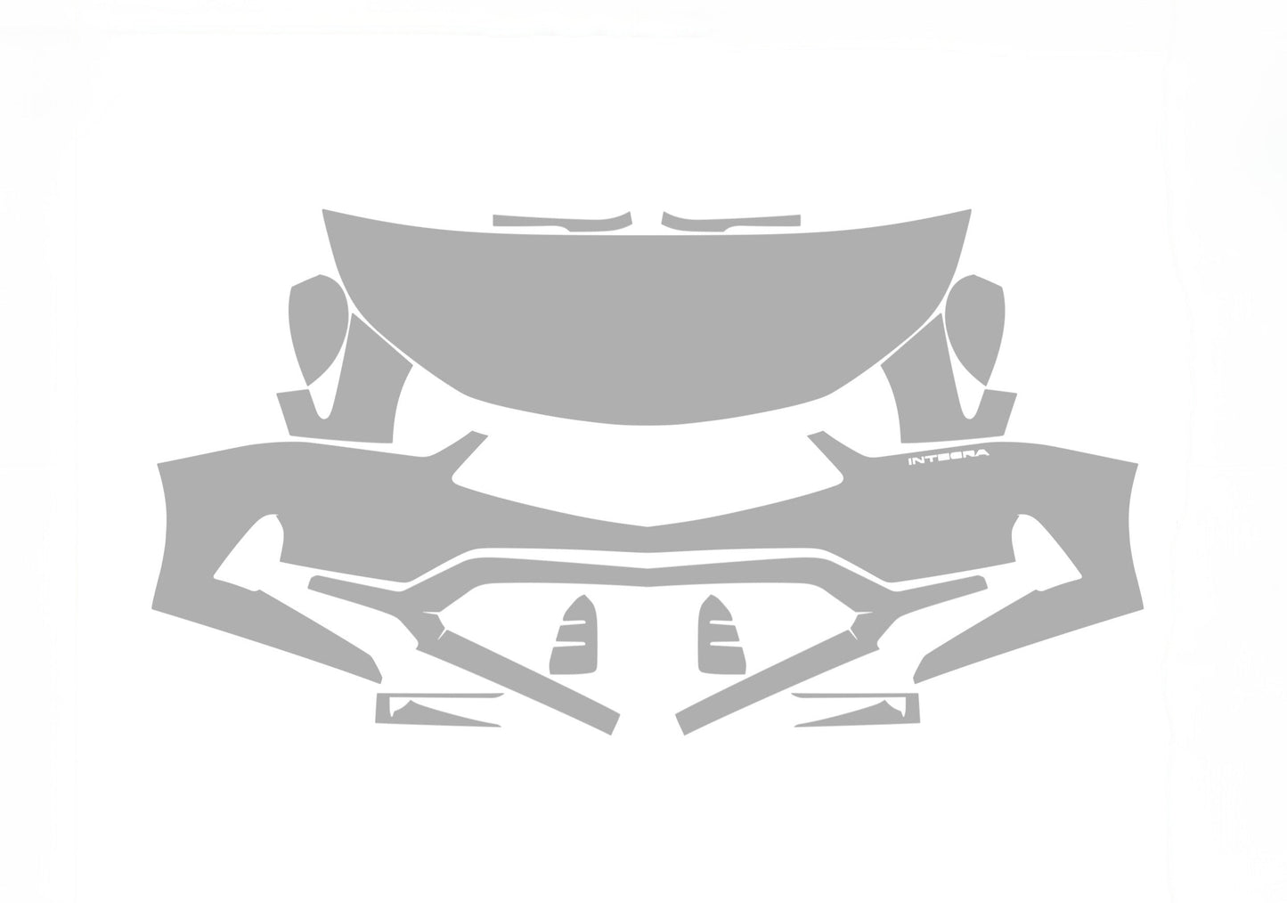 Acura Integra A SPEC 25-23 4D HB ALPHA PPF PRE-CUT KIT FRONT BUMPER HOOD FENDERS SIDE MIRRORS