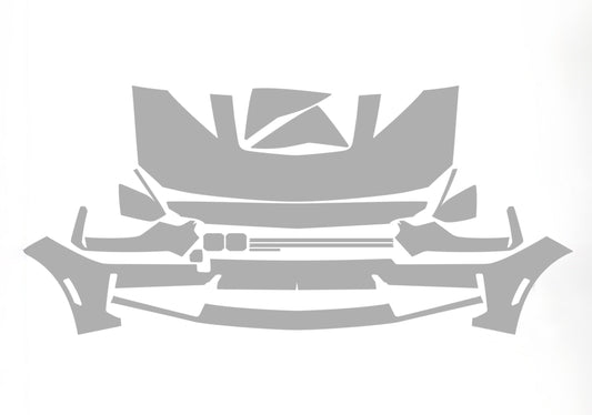 Ford Mustang Dark Horse ALPHA KIT 24-25 PPF PRE-CUT KIT FRONT BUMPER HOOD FENDERS SIDE MIRRORS DOOR EDGE DOOR HANDLE