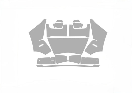 Rolls-Royce Phantom 24-17 4D Sdn ALPHA PPF PRE-CUT KIT FRONT BUMPER HOOD FENDERS SIDE MIRRORS