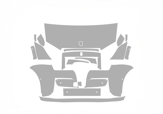 Rolls-Royce Ghost 24-21 4D Sdn ALPHA PPF PRE-CUT KIT FRONT BUMPER HOOD FENDERS SIDE MIRRORS